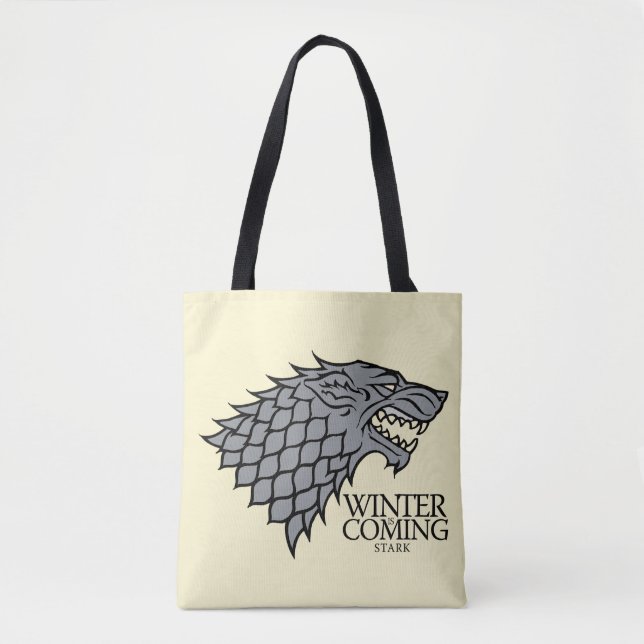 Tote Bag Stark Sigil - L'Hiver Arrive (Devant)