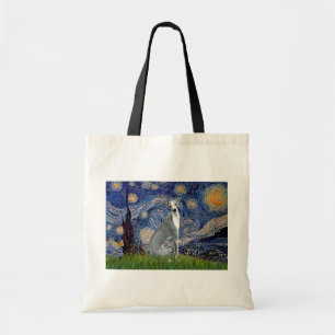 Tote Bag Starry Night-Italien Greyhound 4 (assis)