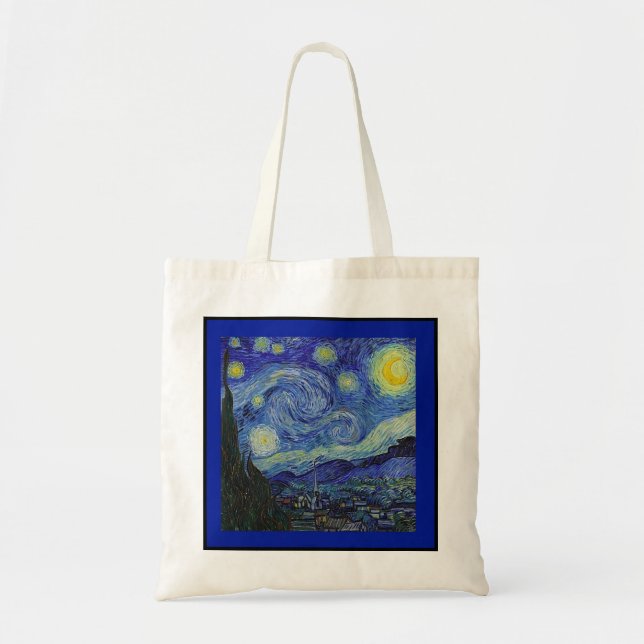 Tote Bag Starry Night, Van Gogh, (Devant)
