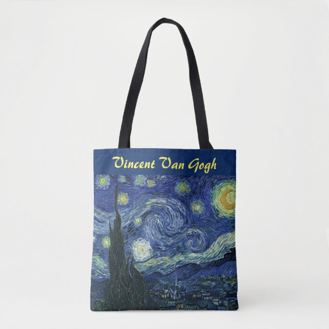 Tote Bag Starry Night Vincent van Gogh Art impressionniste (Devant)