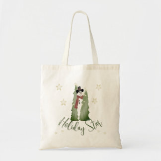 Tote Bag Stars Et Snowman