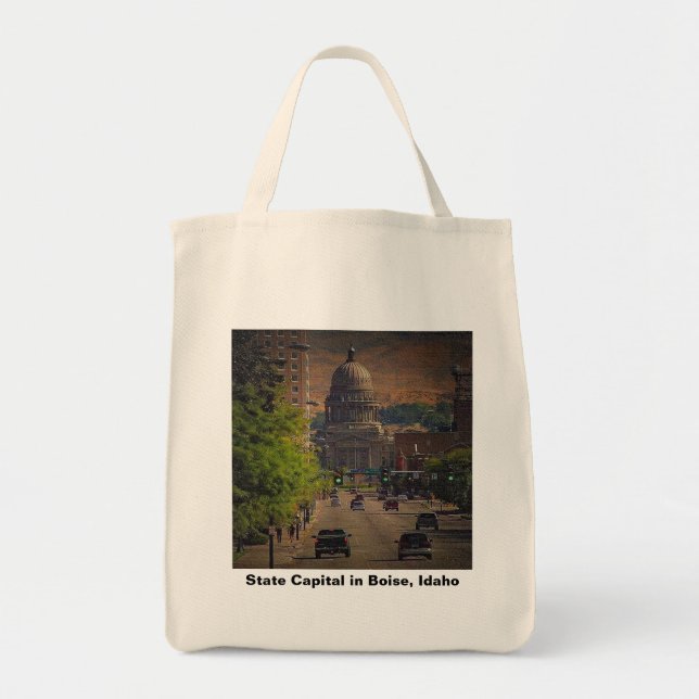 Tote Bag State Capital in Boise, Idaho (Devant)