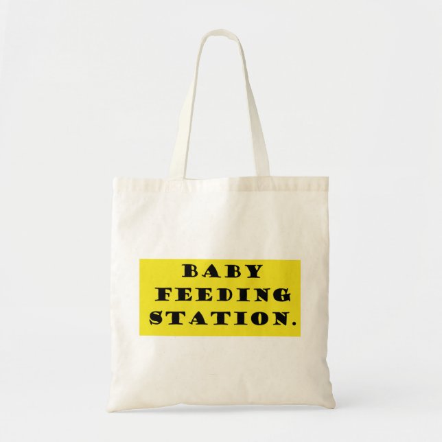 Tote Bag Station d'alimentation pour bébé (Devant)