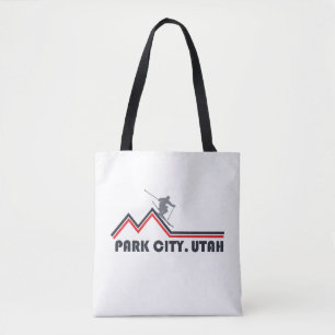 Tote Bag Station de ski Park city Utah