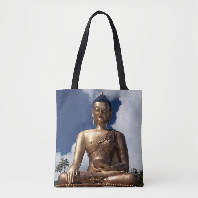 Tote Bag Statue de Bouddha assis (Devant)