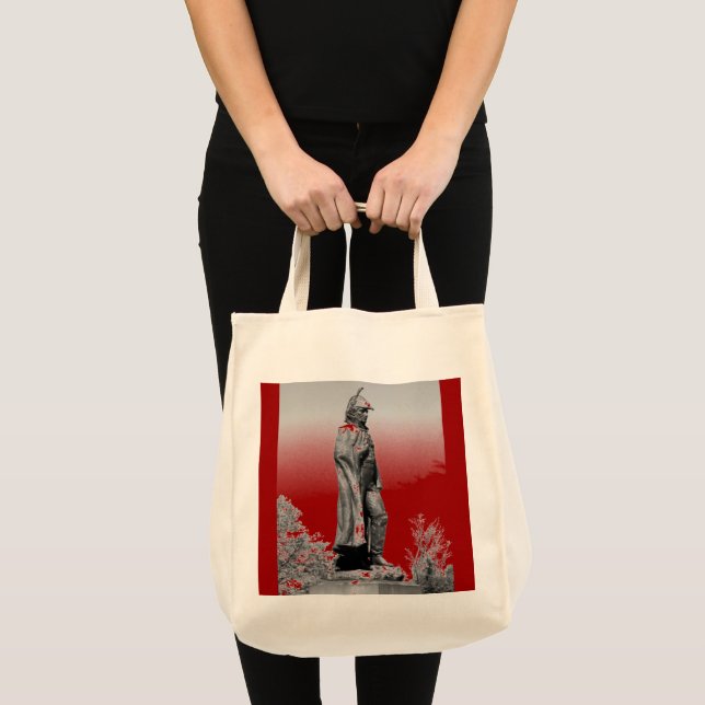 Tote Bag Statue de Fort McHenry B+W (Devant (produit))