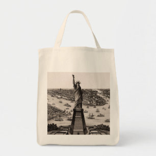 Tote Bag Statue de la liberté dans le port de New York
