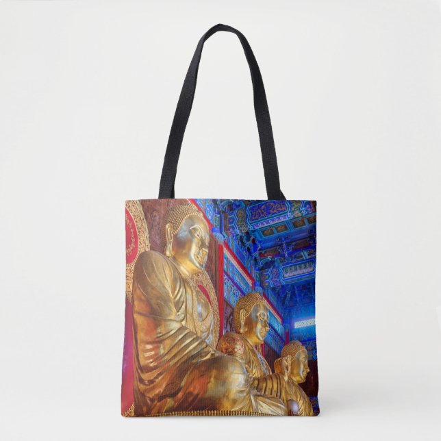 Tote Bag statue d'image de Bouddha thaïlandais chinois (Devant)