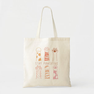Tote Bag Stay Pawsitive
