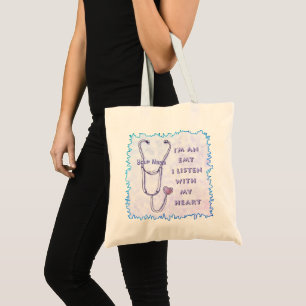 Tote Bag Stéthoscope Cœur EMT