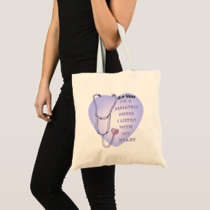 Tote Bag Stéthoscope de l'infirmière pédiatrique