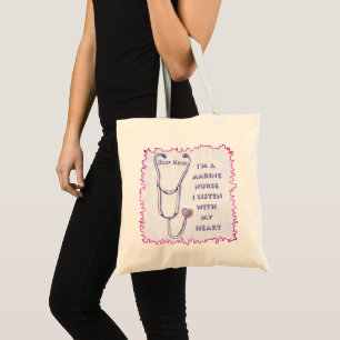 Tote Bag Stéthoscope d'infirmière de marine