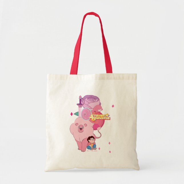 Tote Bag Steven Universe | Héritage du quartz Rose (Devant)