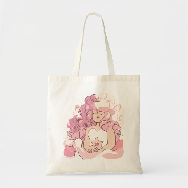 Tote Bag Steven Universe | Illustration de quartz Rose (Devant)