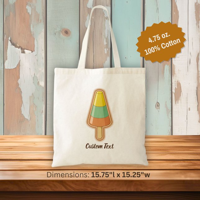 Tote Bag Stick Sorbet en forme de cône (Créateur téléchargé)