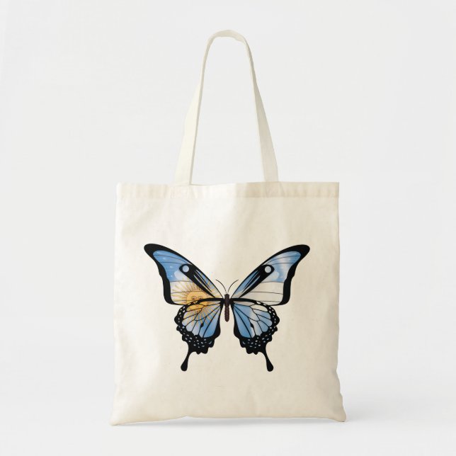 Tote Bag Sticker Argentine Swallowtail Butterfly (Devant)
