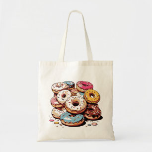 Tote Bag Sticker transparent pour les donuts