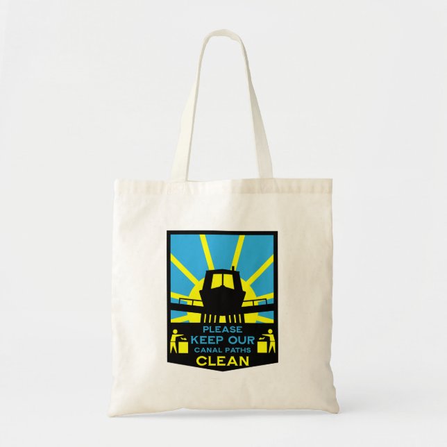 Tote Bag Stickers Et Signes De Bateau Étroite (Devant)