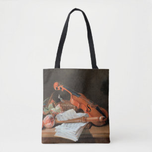 Tote Bag Still Life avec un violon art