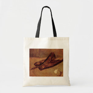 Tote Bag Still Life Bloaters and Garlic by Vincent van Gogh