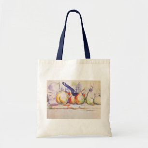 Tote Bag Still Life with Saucepan par Paul Cezanne