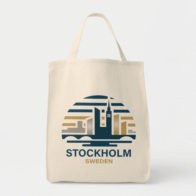 Tote Bag Stockholm Suède Europe (Devant)