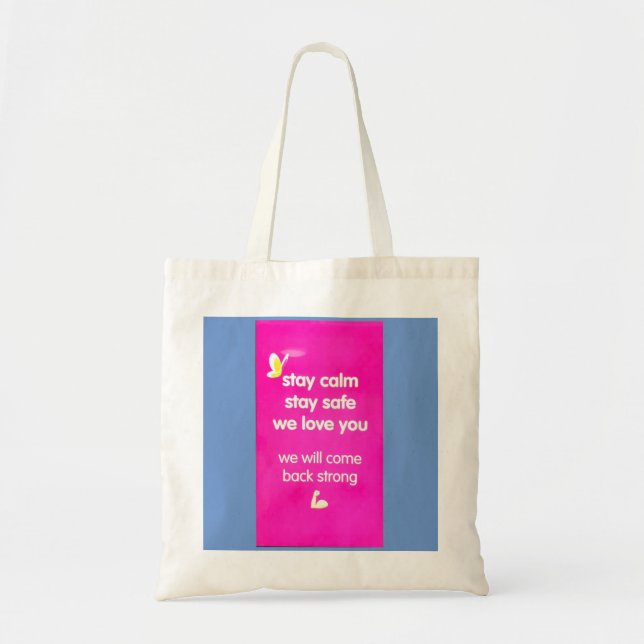 Tote Bag StoreBeaman Stay Calm Coffee Coupe (Devant)