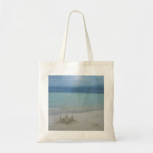 Tote Bag Stormy Sandcastle Beach Landscape