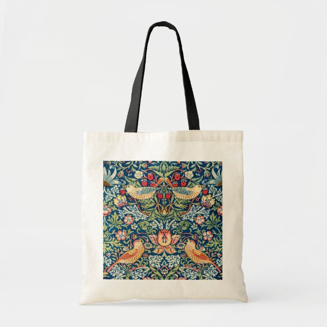 Tote Bag Strawberry Thief, William Morris (Devant)