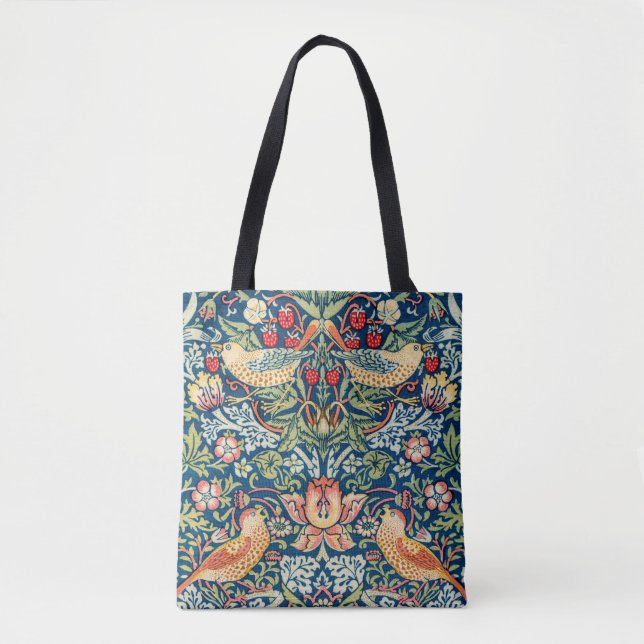 Tote Bag Strawberry Thief, William Morris (Devant)