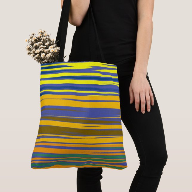 Tote Bag Stripes Pattern (De près)