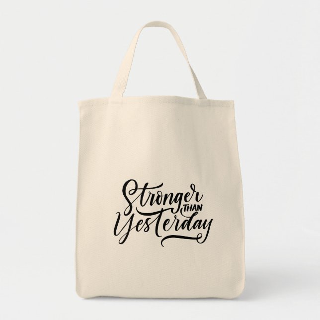 Tote Bag stronger then yesterday  (Devant)