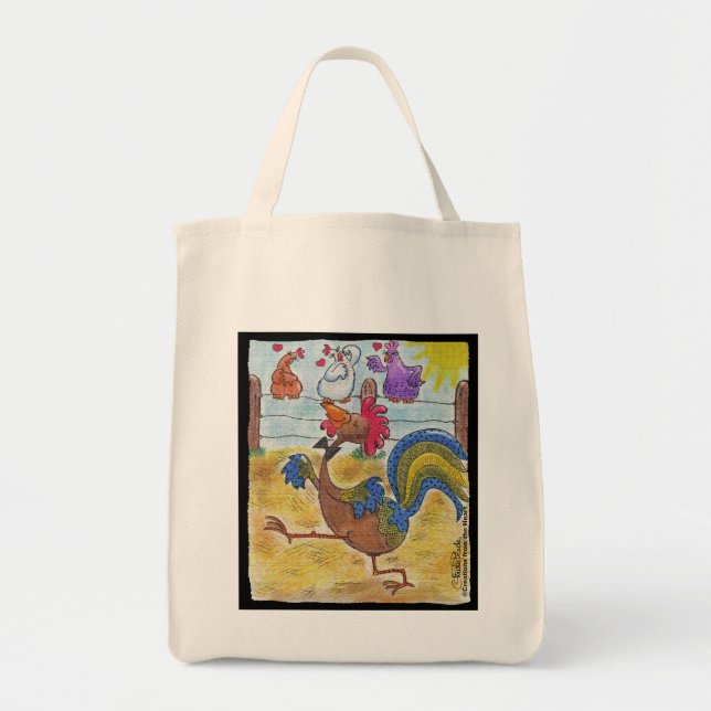 Tote Bag Strut de coq (Devant)
