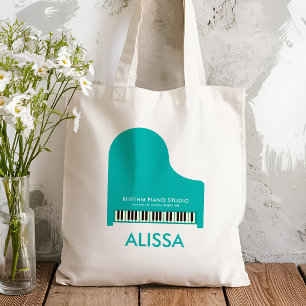 Tote Bag Studio De Musique De Piano, Étudiant Promotionnel