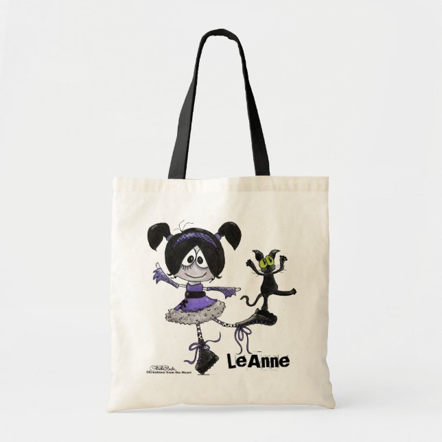 Tote Bag Style Ballerina Goth (Devant)
