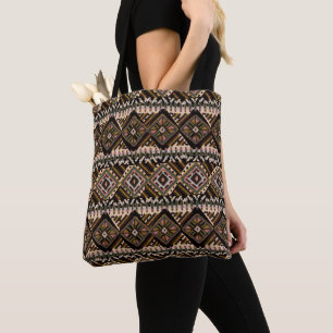 Tote Bag Style Boho Africain   Tissu de boue inspiré
