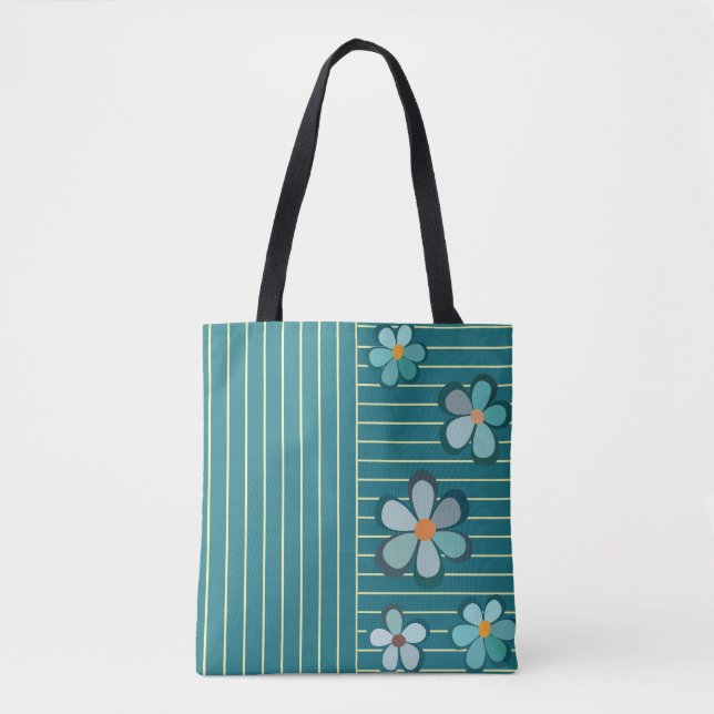 Tote Bag style boho preppy (Devant)