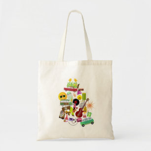 Tote Bag Style d'art amusant super Retro Collage