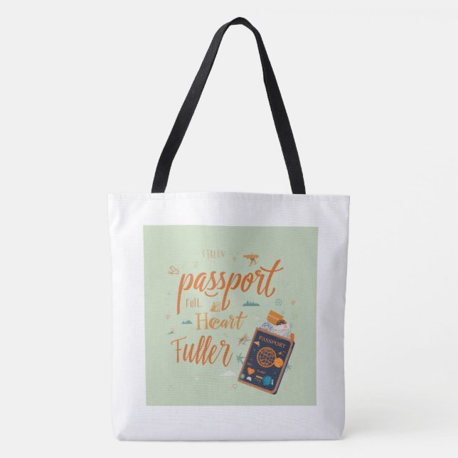 Tote Bag Style de voyage (Devant)