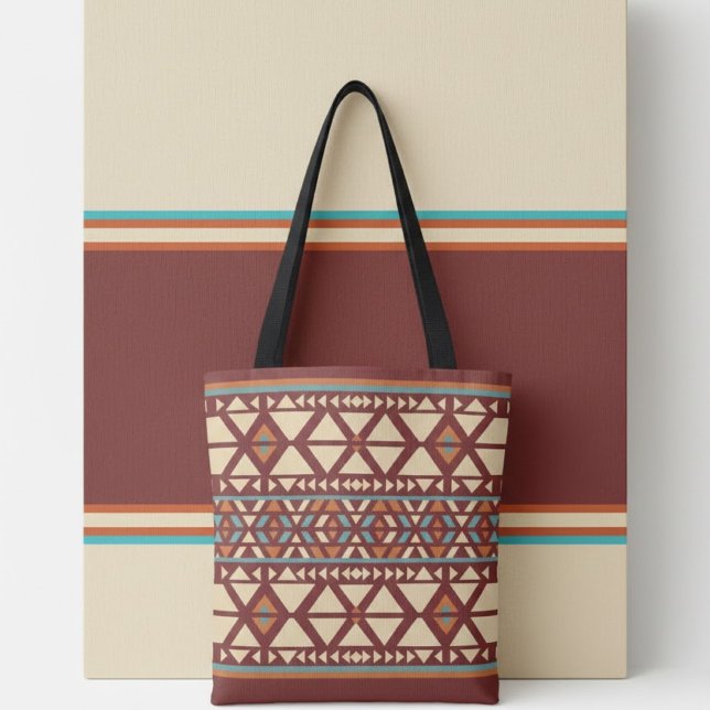 Tote Bag Style géométrique moderne du sud-ouest (Créateur téléchargé)