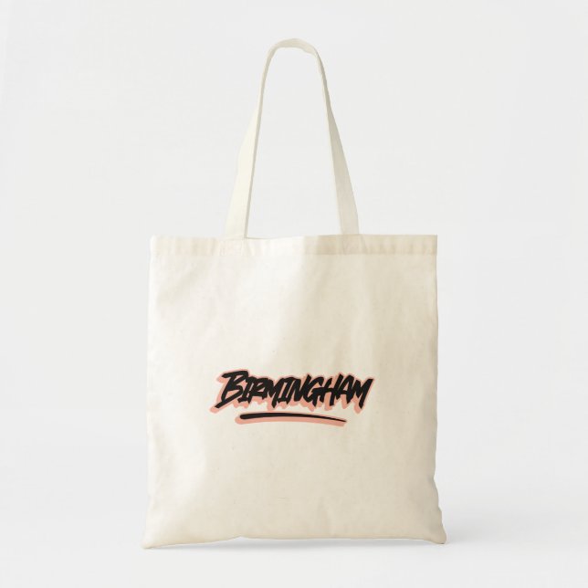 Tote Bag Style Graffiti de Birmingham (Devant)