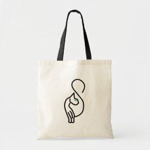 Tote Bag Style Kitty Cat Outline