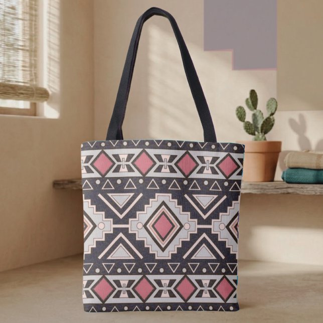 Tote Bag Style Moderne Diamants Sud-Ouest (Créateur téléchargé)