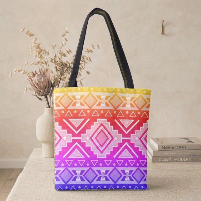 Tote Bag Style Moderne Diamants Sud-Ouest (Créateur téléchargé)