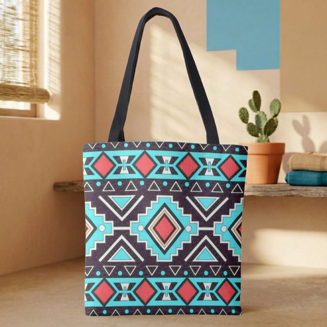 Tote Bag Style Moderne Diamants Sud-Ouest (Créateur téléchargé)