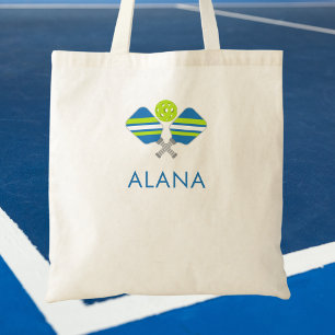Tote Bag Style moderne mignonne et coloré Pickleball