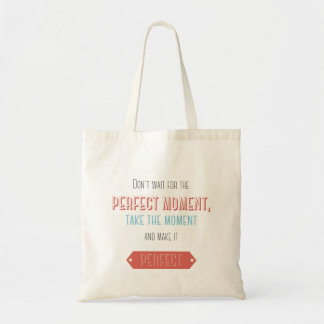 Tote Bag Style rétro typographique motivationnel