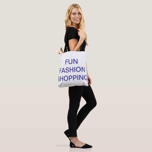 Tote Bag Style Sugar Fun Mode Shopping (Sur le modèle)