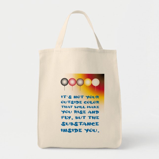 Tote Bag Substance interne d'une couleur externe (Devant)