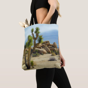 Tote Bag Succulents du désert de Californie, rochers et ci
